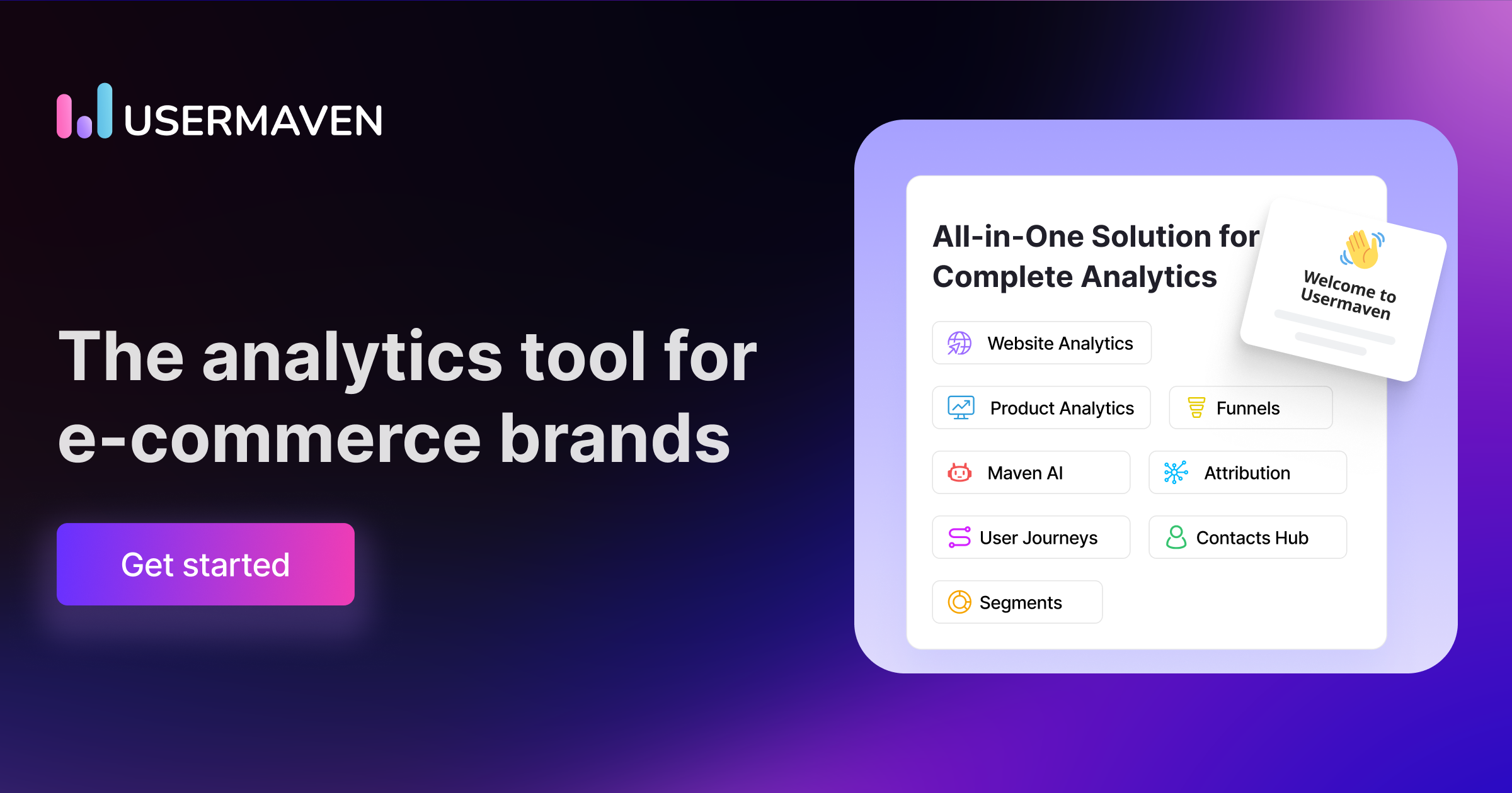 Usermaven E-commerce Analytics
